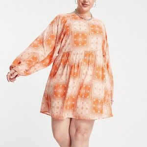 ASOS Curve Patchwork Bandana Dress